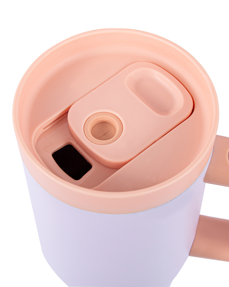 Macaron Contrast Color Double-Wall Vacuum Stainless Steel Car Mug