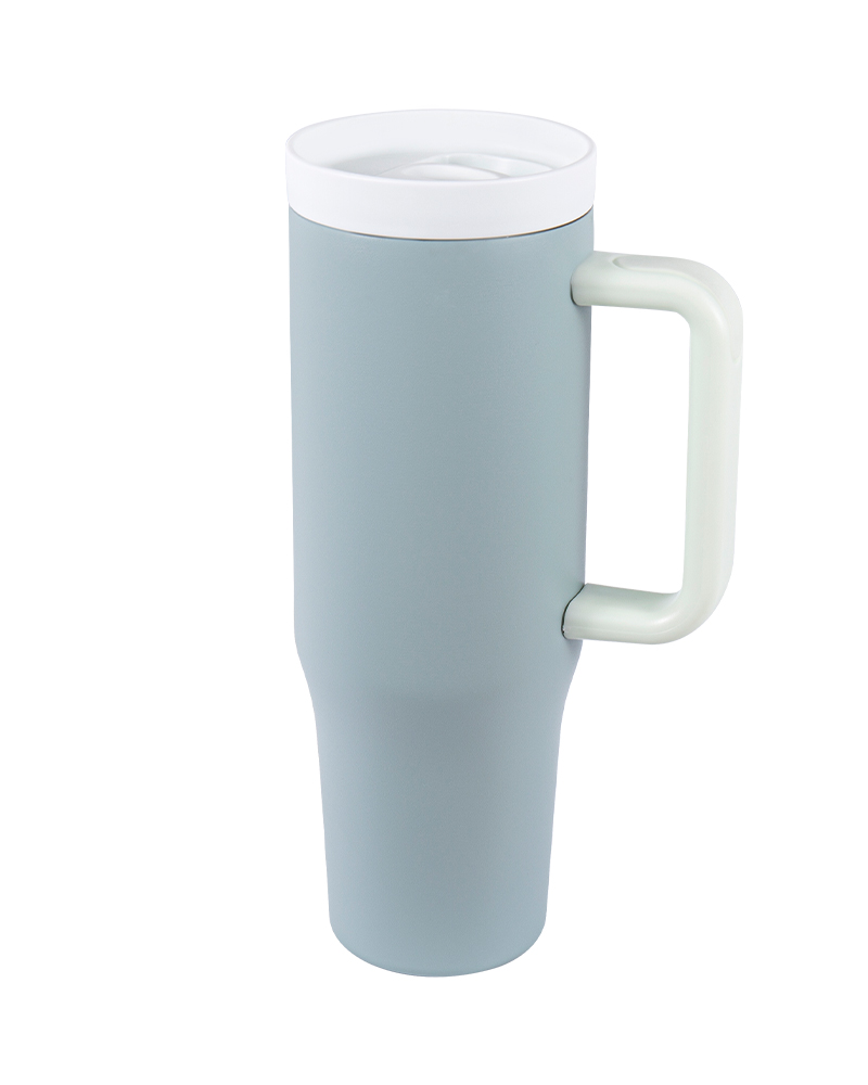 Macaron Contrast Color Double-Wall Vacuum Stainless Steel Car Mug