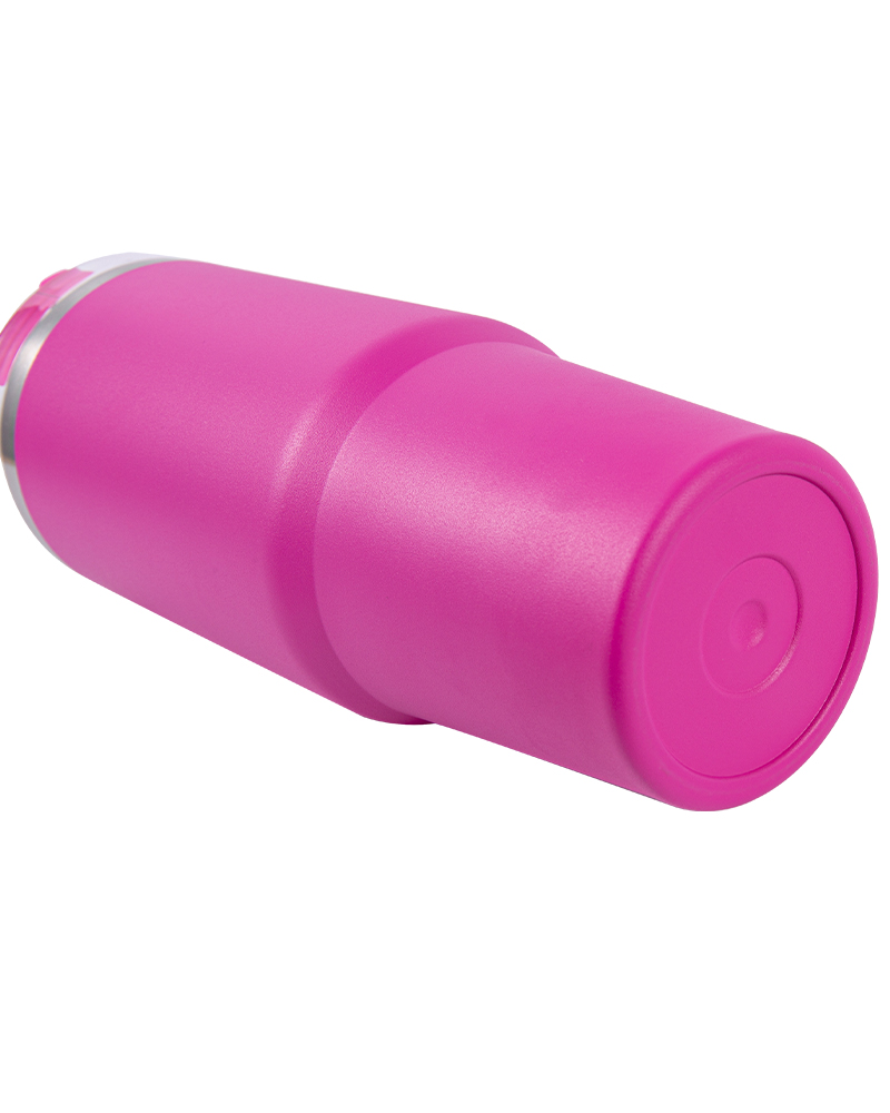 Colorful Stainless Steel Insulated Hot & Cold Car Mug with Straw