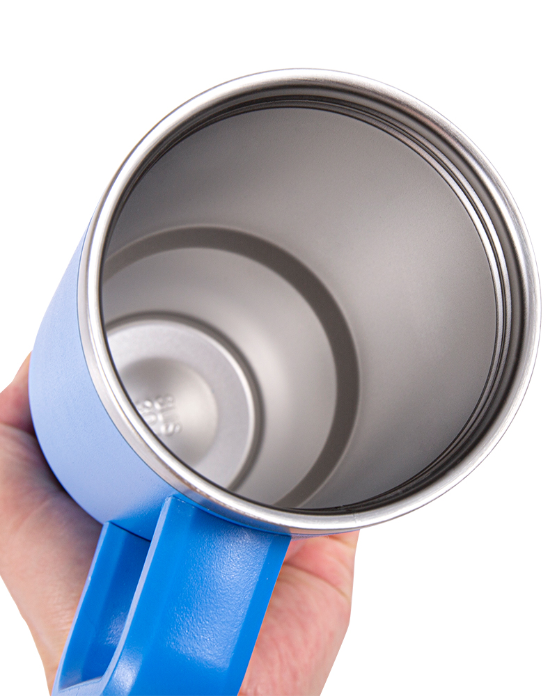 Colorful Stainless Steel Insulated Hot & Cold Car Mug with Straw