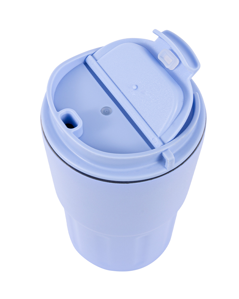 Small-Mouth Direct-Drink Insulated Coffee Mug Customizable logo